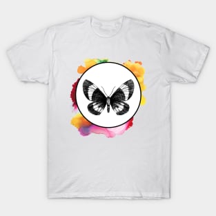 Color Splash Butterfly T-Shirt